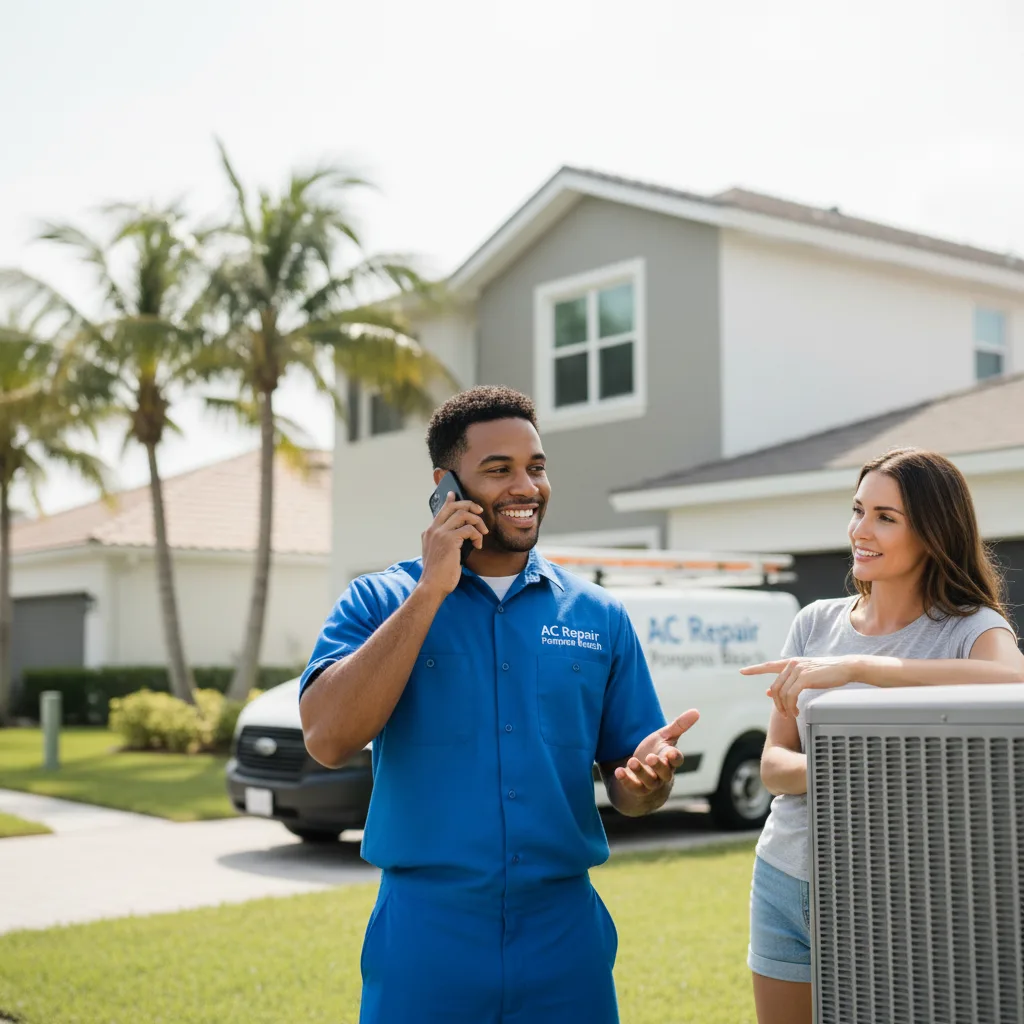 AC Repair Pompano Beach customer support in Amboy